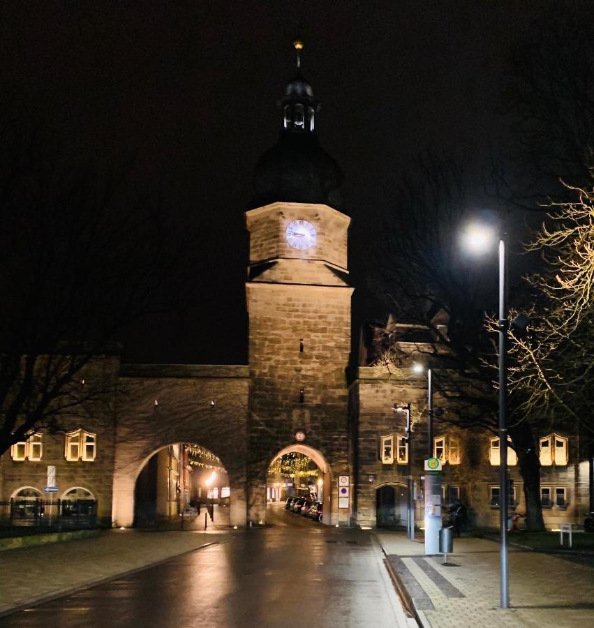 Ferienwohnungen An Der Salvatorkirche - Zentrales Apartmenthaus Mit Terrasse Coburg Buitenkant foto