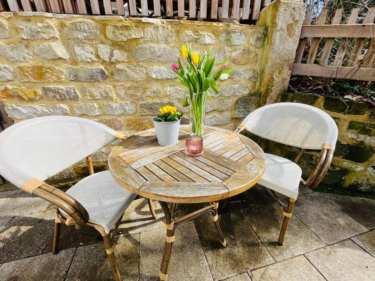 Ferienwohnungen An Der Salvatorkirche - Zentrales Apartmenthaus Mit Terrasse Coburg Buitenkant foto