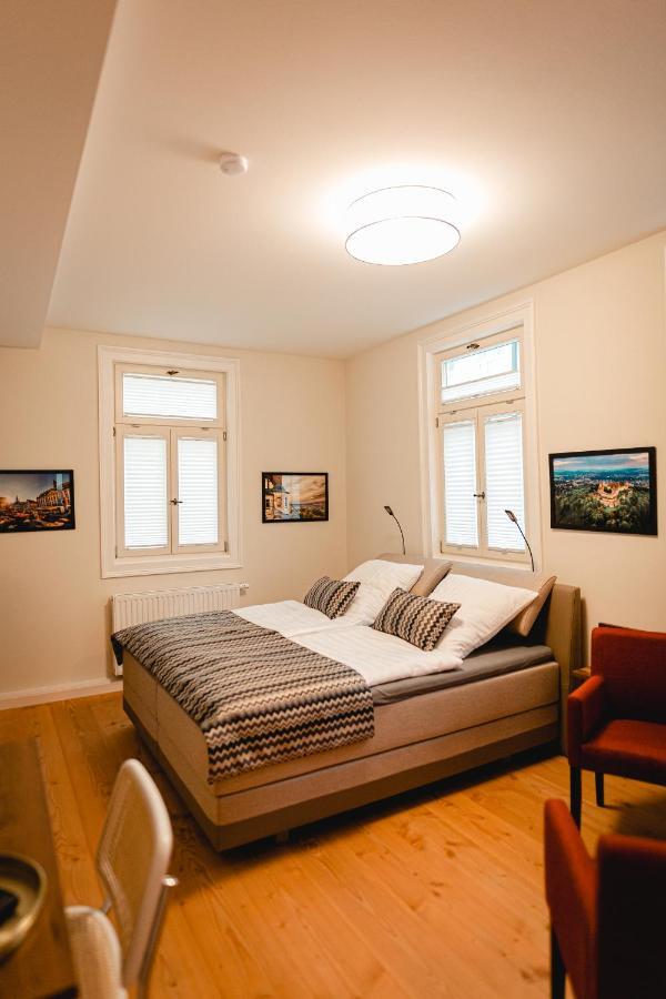 Ferienwohnungen An Der Salvatorkirche - Zentrales Apartmenthaus Mit Terrasse Coburg Buitenkant foto