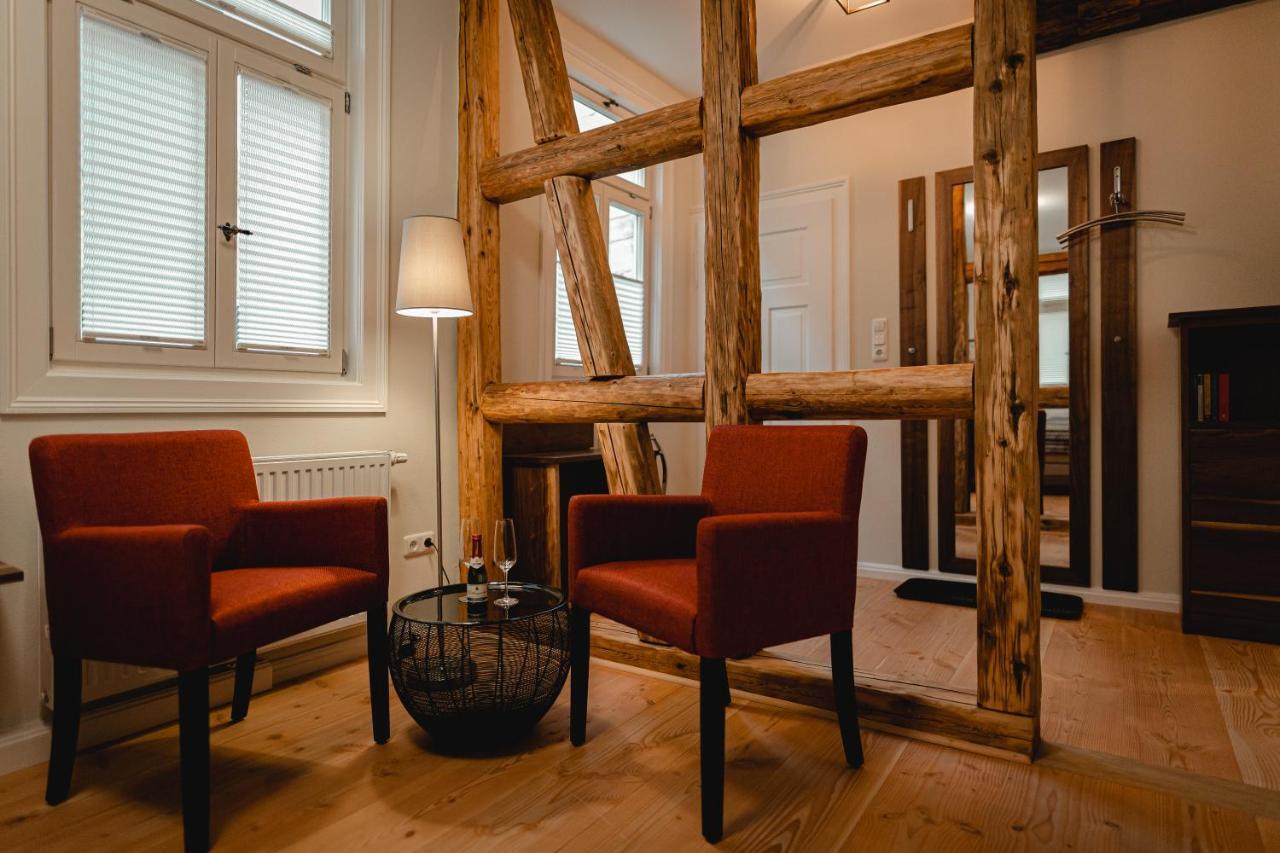 Ferienwohnungen An Der Salvatorkirche - Zentrales Apartmenthaus Mit Terrasse Coburg Buitenkant foto